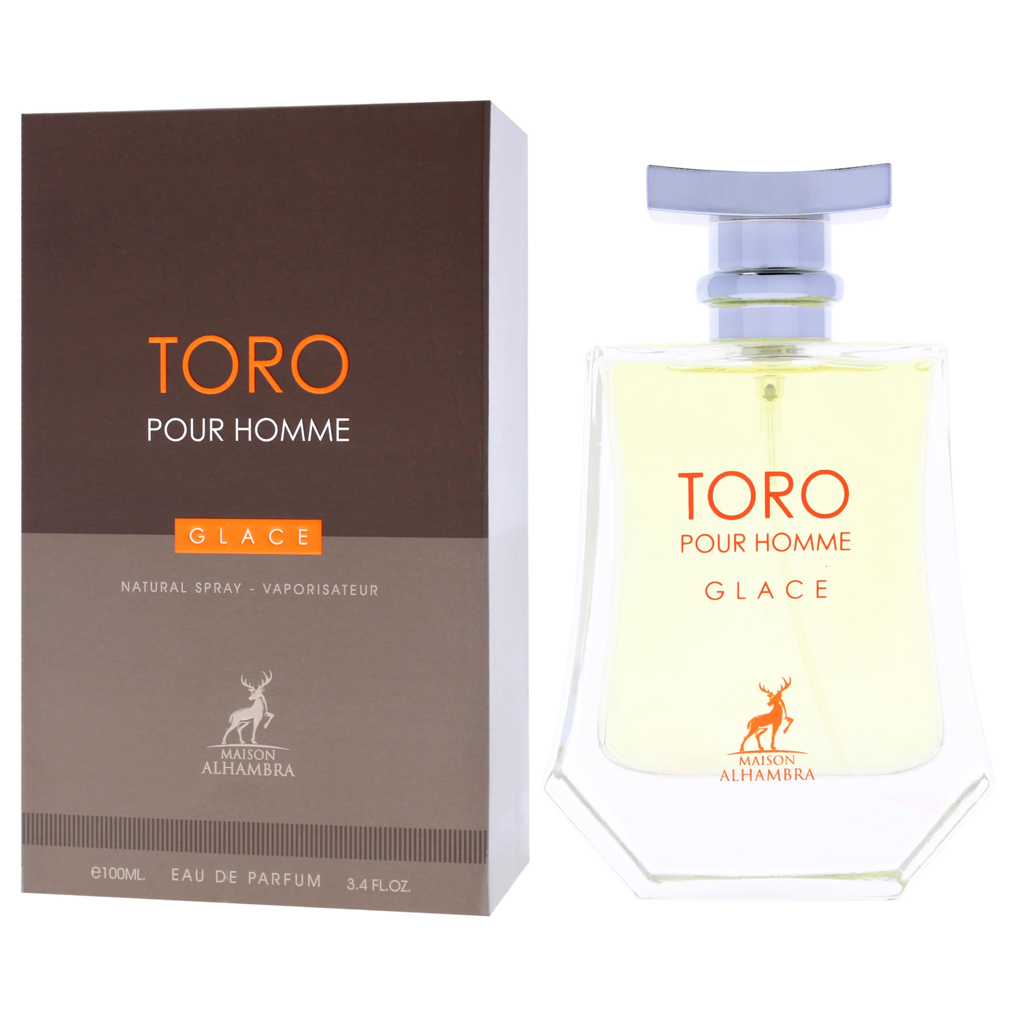 Maison Alhambra Toro Pour Homme Glace – Citrus, Aromatic, Woody, Mineral – Eau de Parfum Long‑Lasting Fragrance for Men, 3.4 Ounce / 100 ml - 5