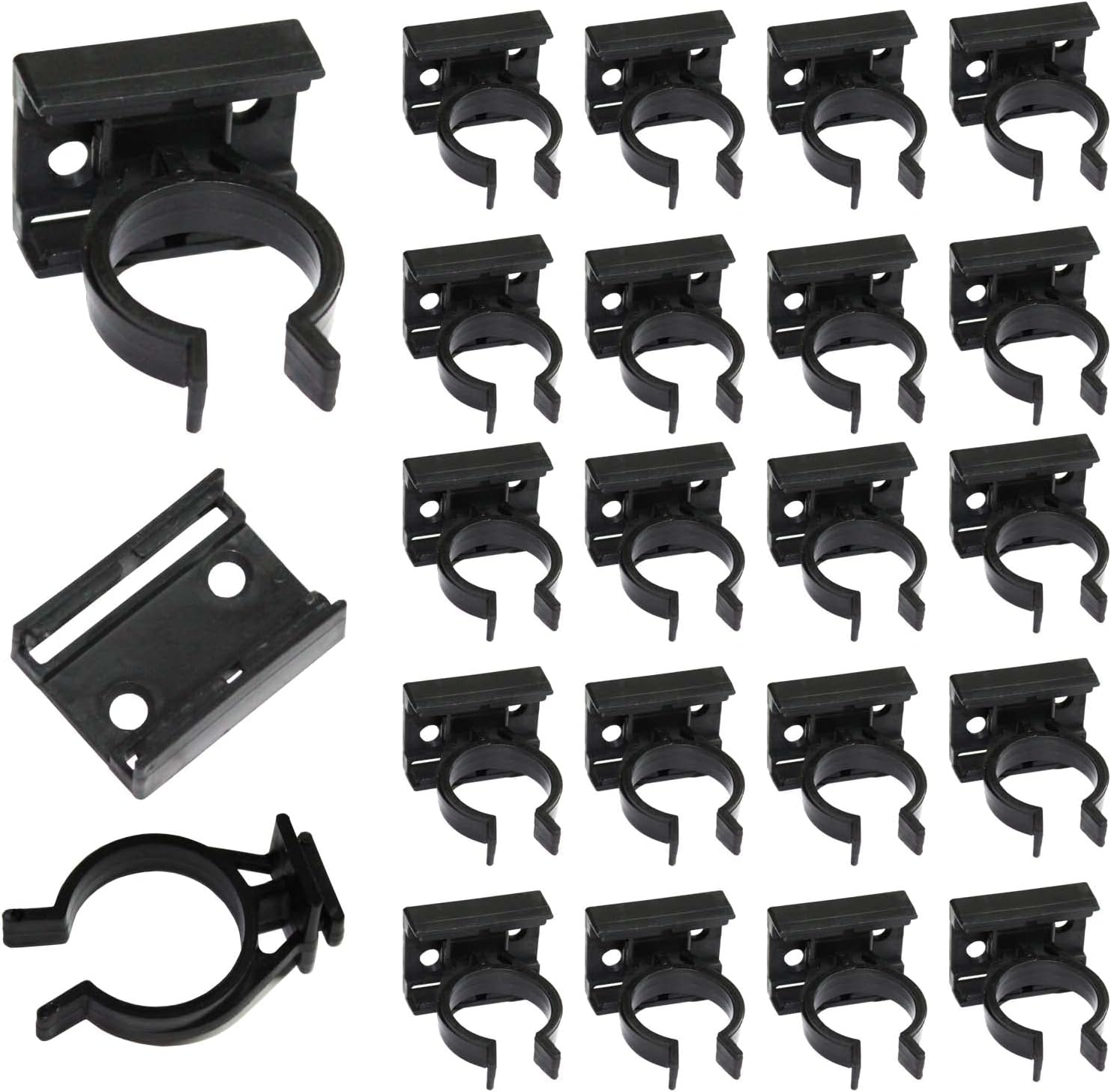 OMIdeas 20 x Kitchen Skirting Board Fixings with Bracket