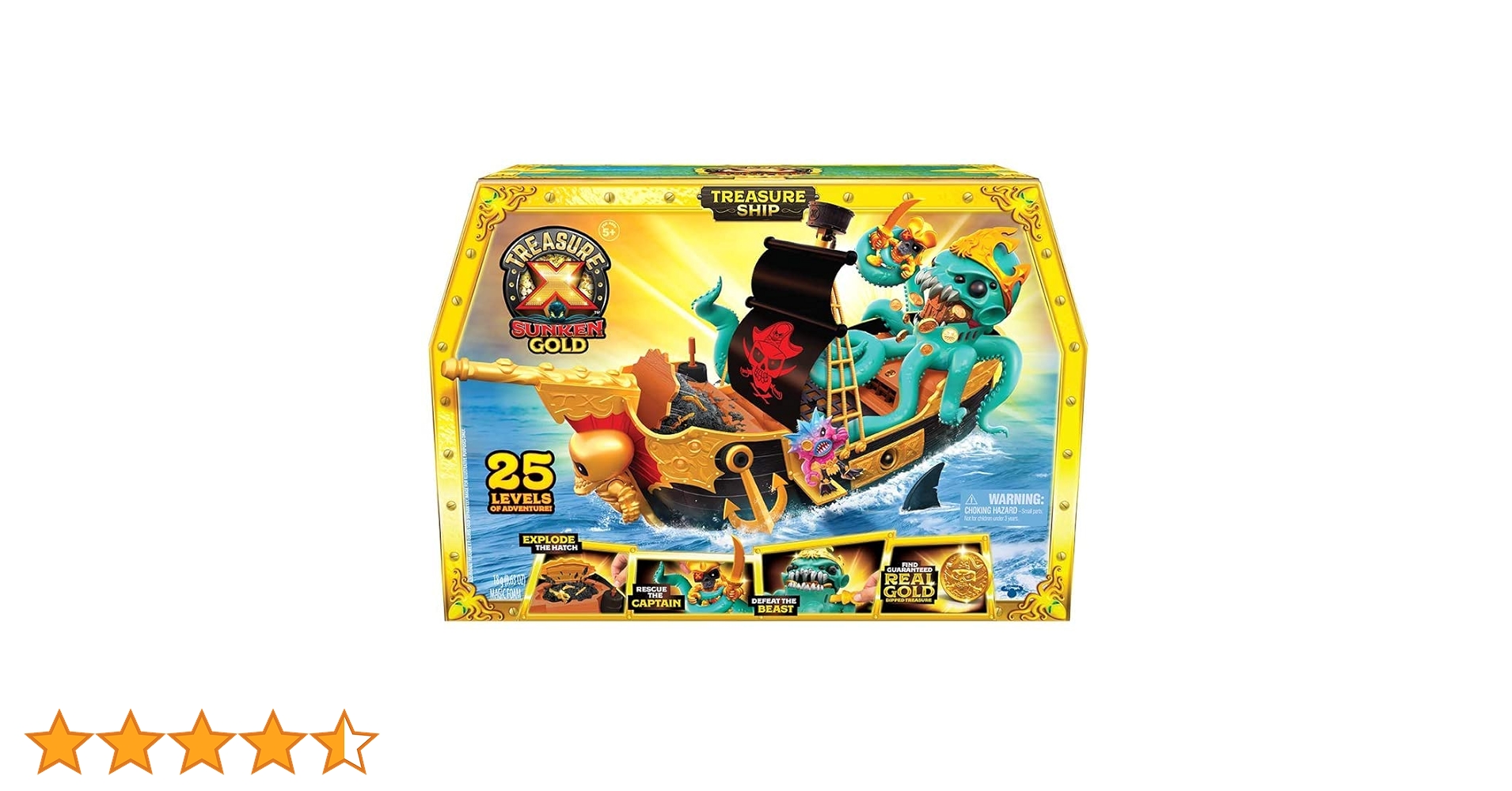 TREASURE セット Amazon | Treasure X トレジャーX 沈没黄金宝船プレイセット