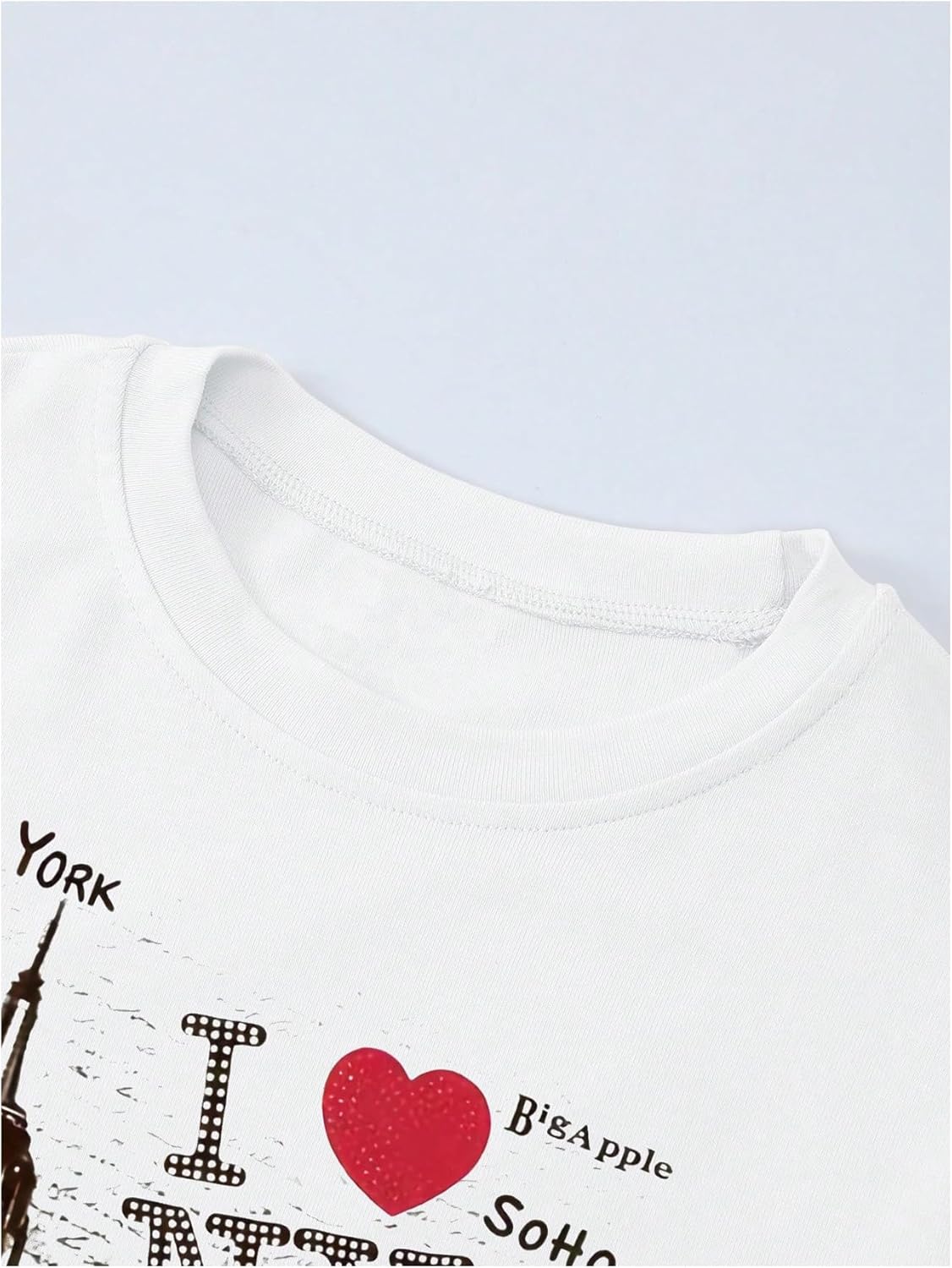 SOLY HUX Women's Y2k Graphic Tees Letter Print Long Sleeve Crew Neck T Shirt Slim Fitted Going Out Tops - Image 4