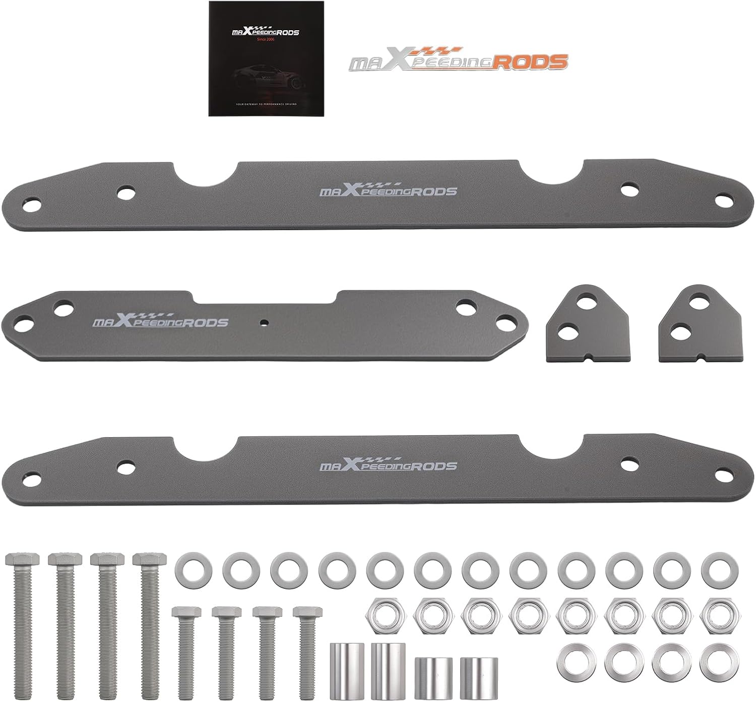 2 Inch Lift Bracket compatible for Honda Rancher TRX420 IRS 2015-UP Steel Kit Black