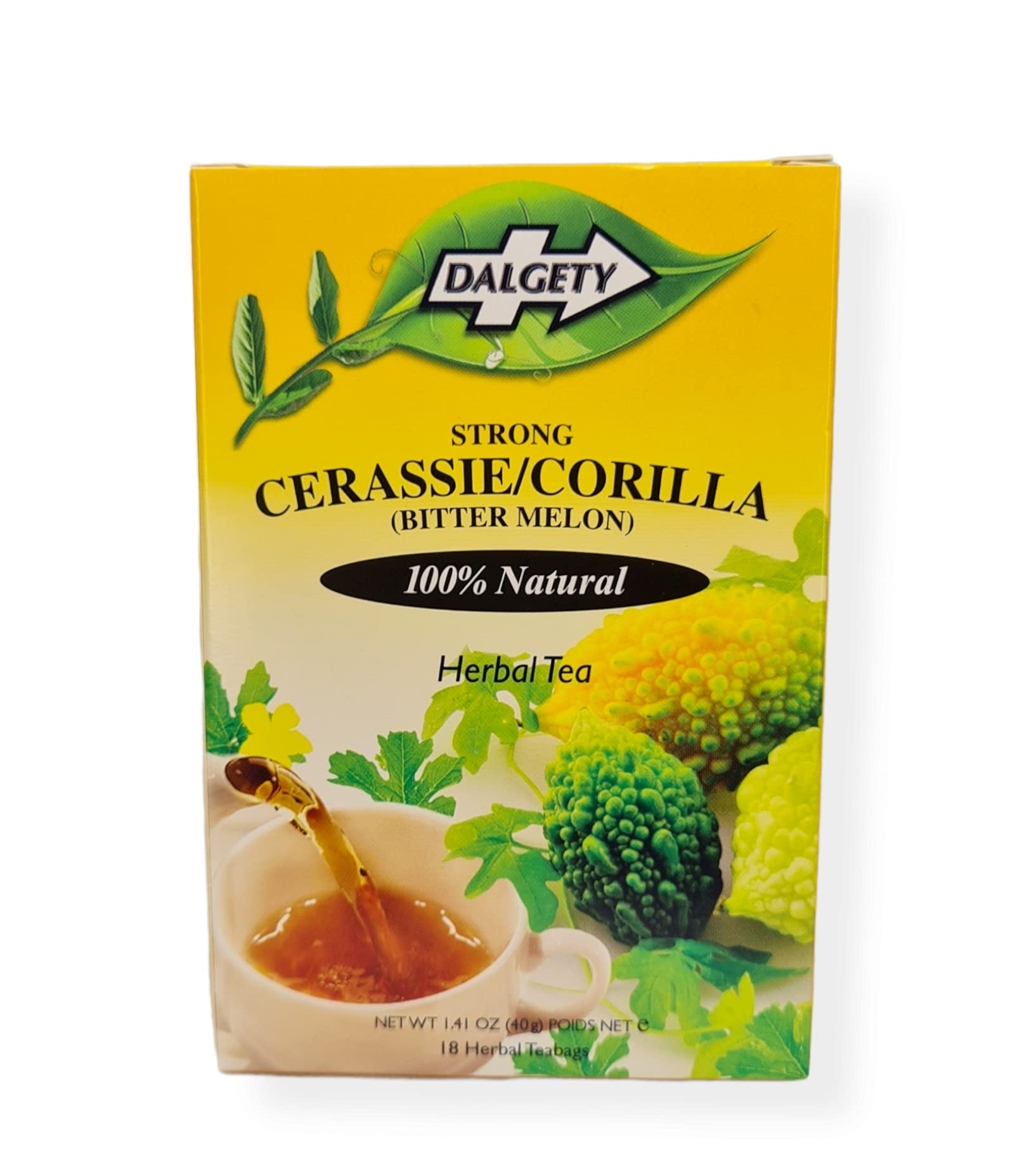 Cerassie/Corilla Herbal Tea - 100% All Natural Maximum Strength - 40g Box 18 Herbal Teabags.