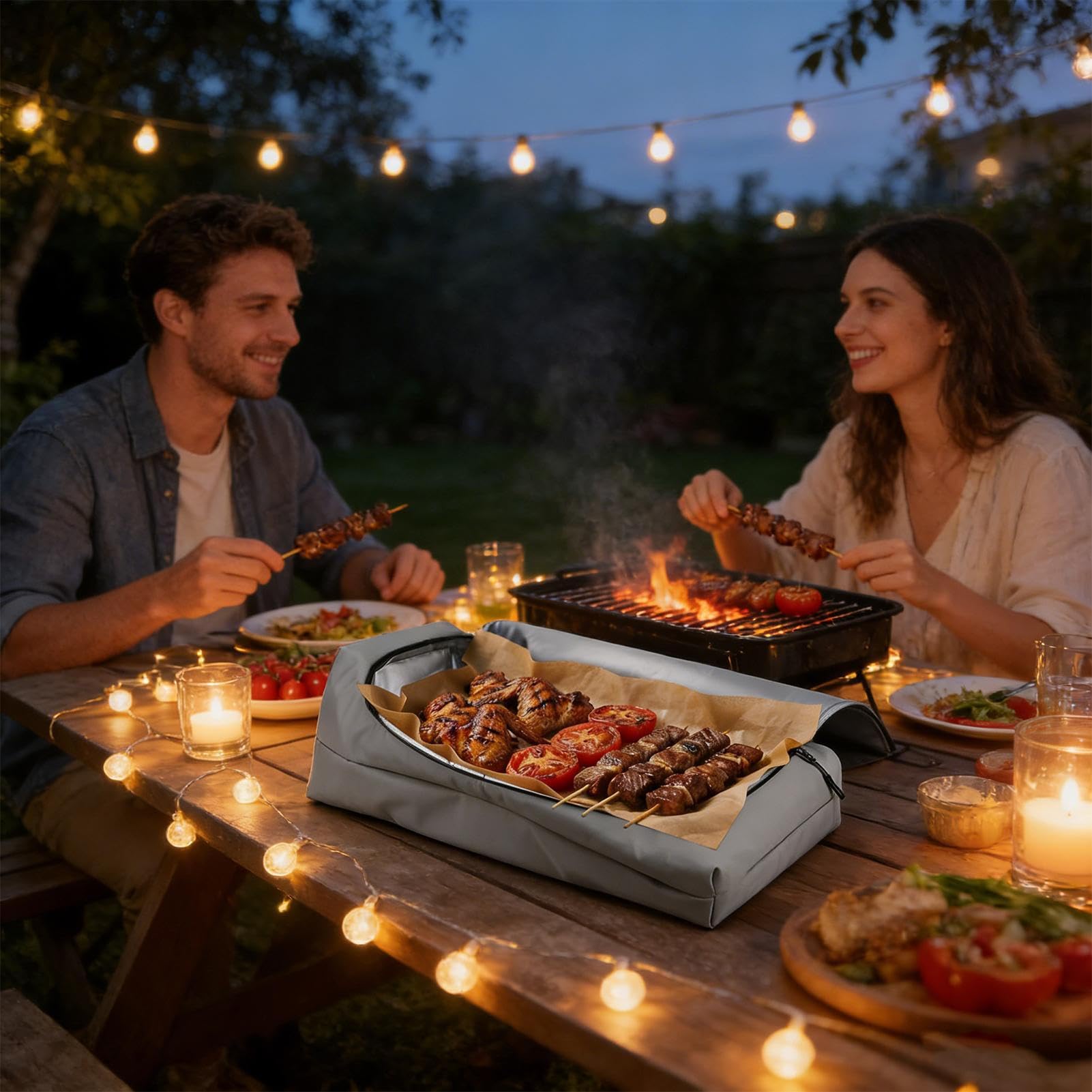 Generisch do grillowania – BBQ Juicy Flavor Locking Wrap, brykiet wieprzowy do opiekania, ratowania wilgoci, do kuchni, na imprezę, do restauracji, na kemping, urodziny