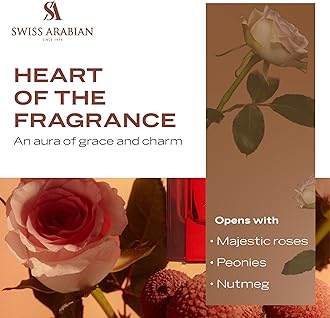 Swiss Arabian Rose 01 Extrait de Parfum, 50ml, Premium Quality Perfume, Unisex Fragrance, Rose, Floral, Fruity, Luxurious Blend Perfume for Women and Men