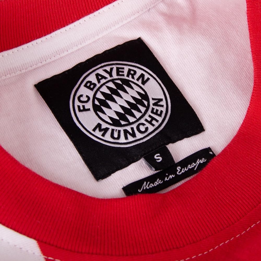 FC Bayern München Retro Trikot 1971-72 Rot/Weiß I Fußball Größe S