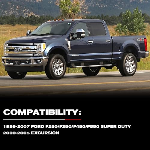 Miniatura 7 de Gempro Luces LED reflectoras de puerta interior para Ford F250 F350 F450 F550 1999-2007 SuperDuty, Excursion 2000-2005 puerta delanteratrasera, 2