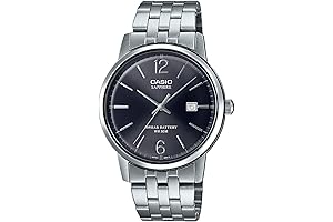 "Mesmerizing Sapphire Watch" Casio MTS110D-1AV: A Timeless Blend of Style and Durability