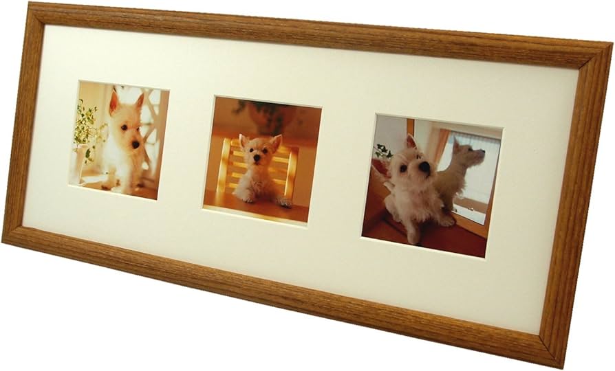 Amazon.co.jp: FUJICOLOR フォトフレーム 木製 マルチフレーム L