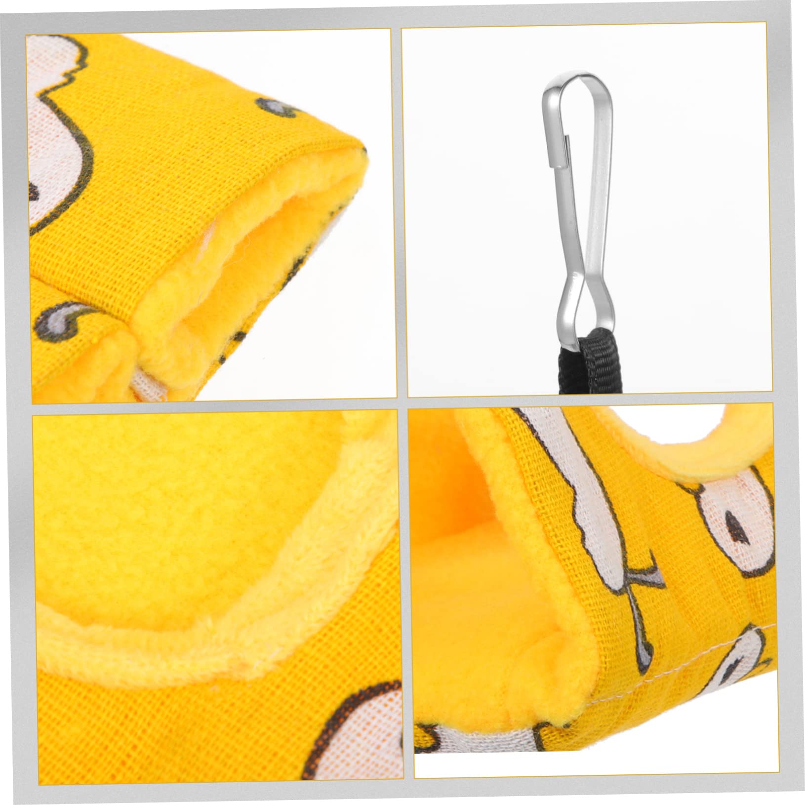 BESPORTBLE 5pezzi Hammock per Uccelli Nido Confortevole per Pappagalli e Piccoli Uccelli Accessorio per Volatili Traspirante e Resistente per Inverno e attività Domestiche
