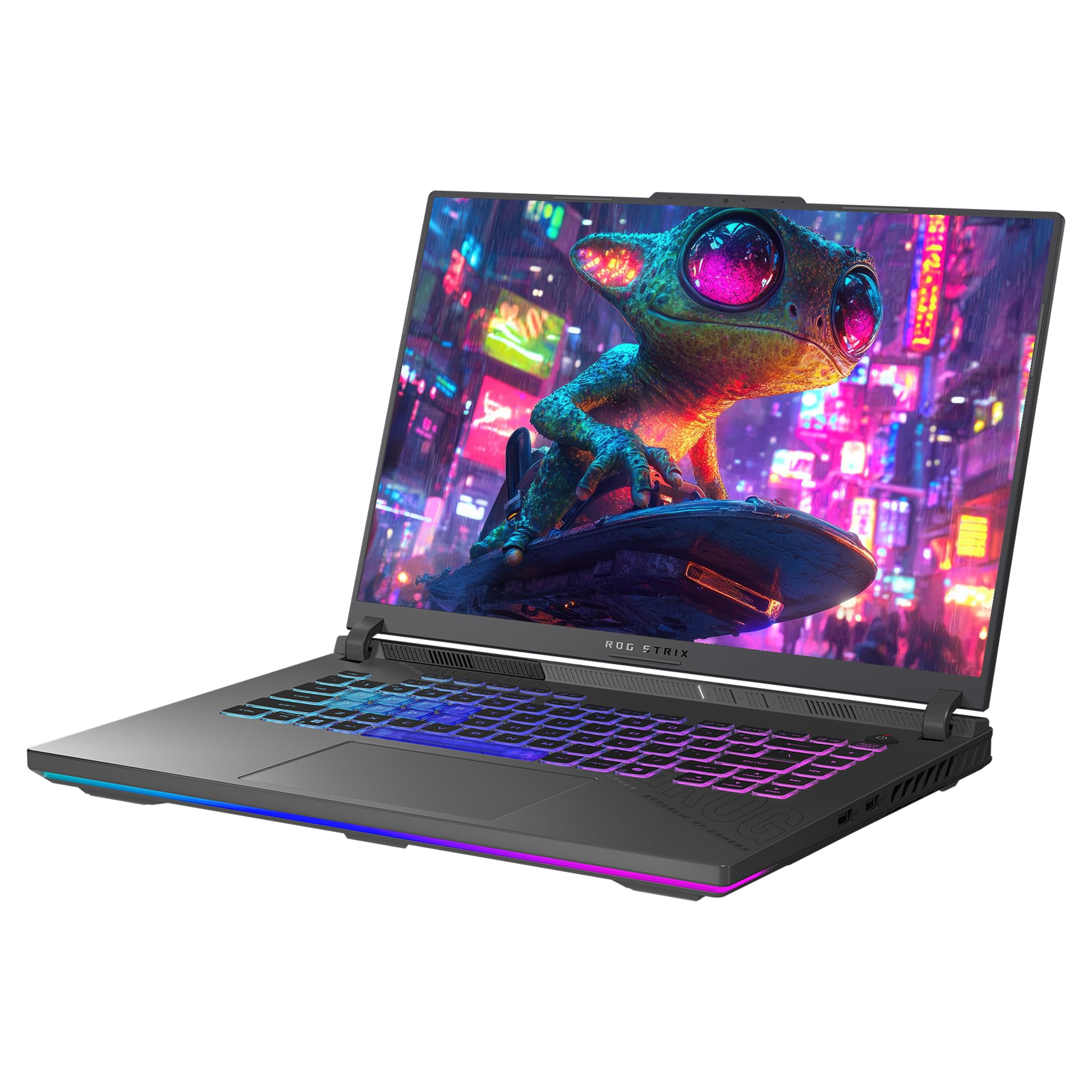 ASUS ROG Strix G16 Gaming Laptop, AMD Ryzen 9-8940HX, 64GB DDR5 RAM, 2TB PCIe SSD, 40.6 cm WUXGA (1920x1200) 165Hz Display, NVIDIA G-Force RTX 5070Ti, 4-Zonen RGB Backlit Keyboard, W11 Pro, Eclipse