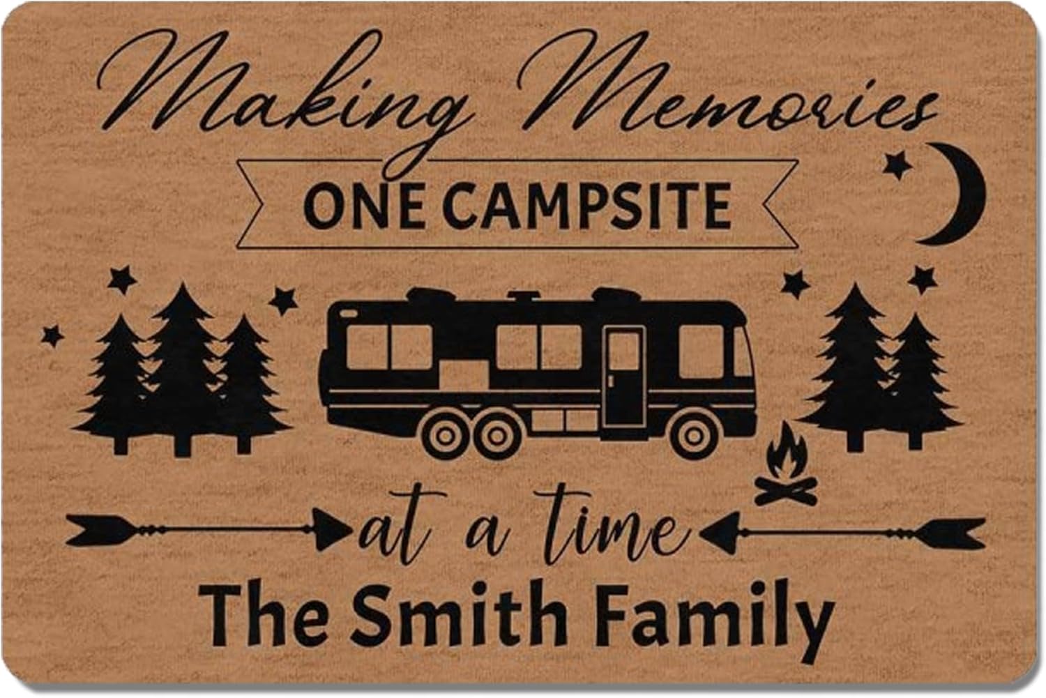 Custom Camping Doormats for Outside Your Rv with Name