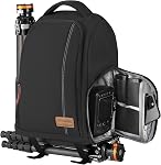 TARION Sac à dos pour appareil photo léger 15L - Sac à caméra avec 15.6in Couverture de pluie de compartiments portables Accès rapide pour DSLR Drone