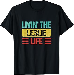 Leslie Name T-Shirt