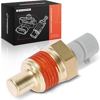 A-Premium Engine Coolant Temperature Sensor [2 Pins] Compatible with Ford F650 F750 2004-2008 & International 2554 2654 1989-2000 3000 3600 3700 3800 3900FC 4700 4800 4900 8000 8100 8200 9300