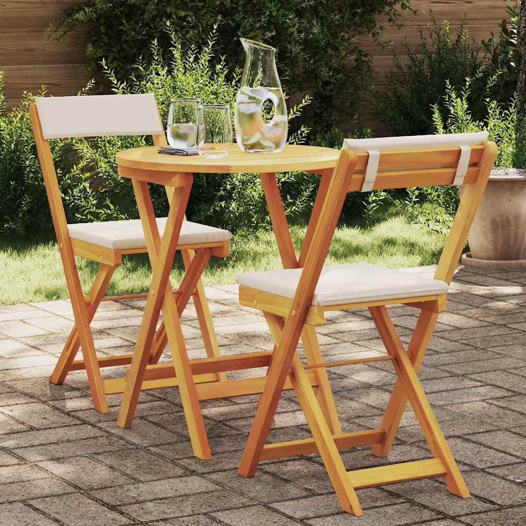 Salon de jardin 3 pièces avec coussins idéal pour vos petits déjeuners au balcon