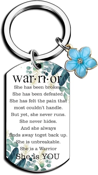 Inspirational Cozy Gift For Cancers Keychain Breast Cancer Gifts For Woman