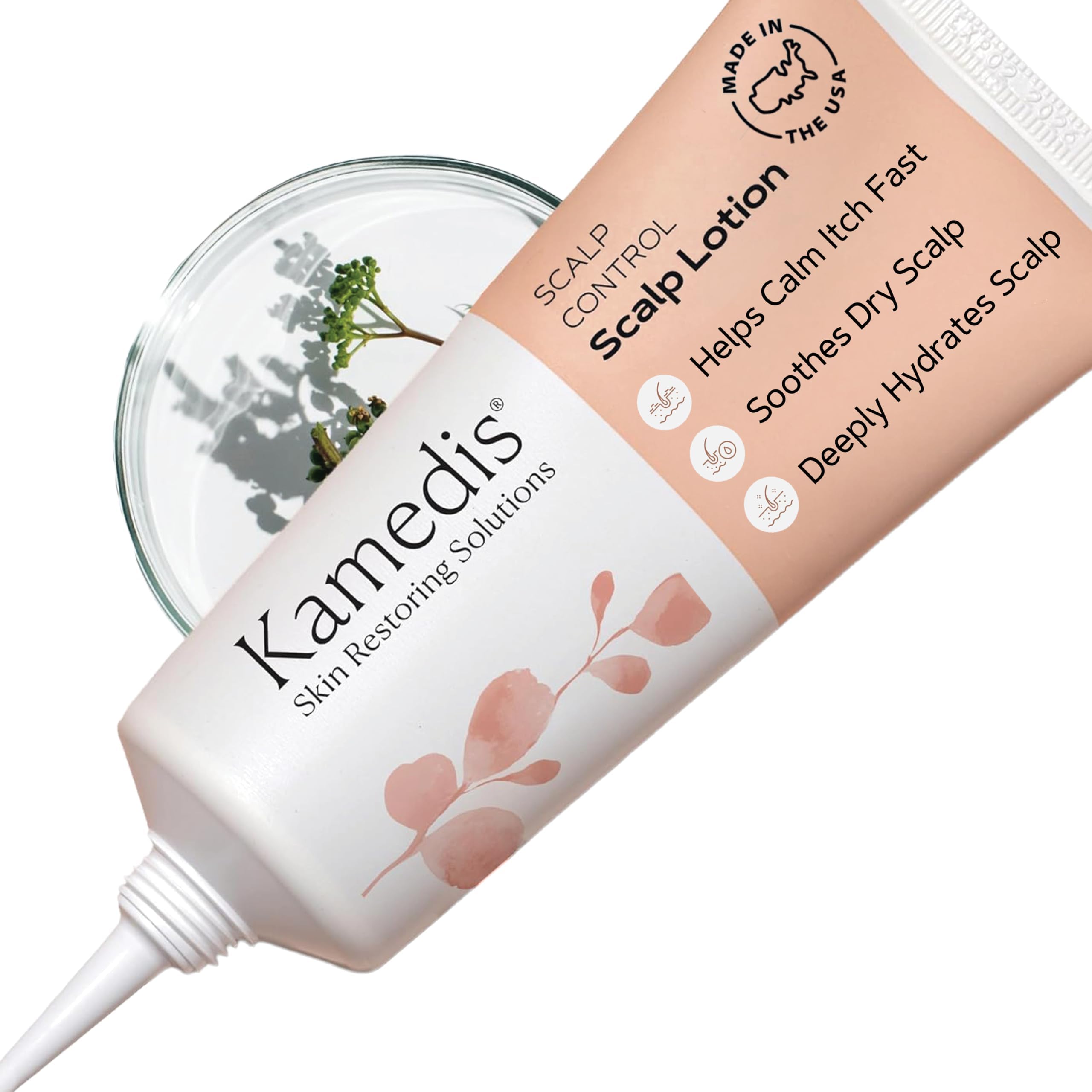 Kamedis Scalp Lotion for Sensitive Scalp and Seborrheic Dermatitis (3.38oz)