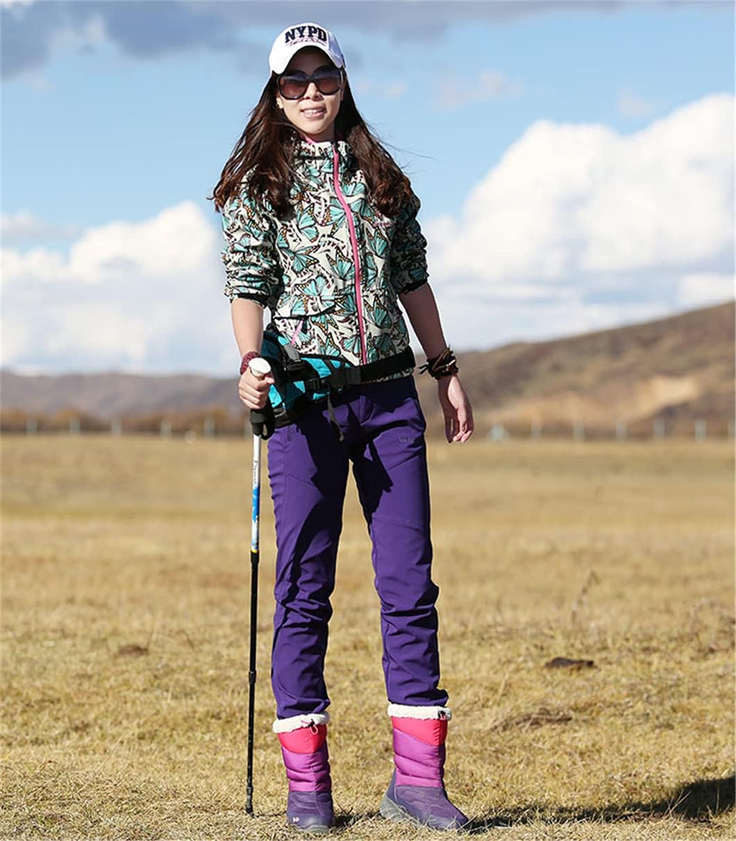 Warm Winter Woman Men Soft Pants Waterproof Outdoor Camping&Hiking Pants Fleece Windproof Skiing Trousers
