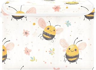 Happy Pollen Bee Storage Container Boxes For Storage Collapsible for Pack Small Spaces