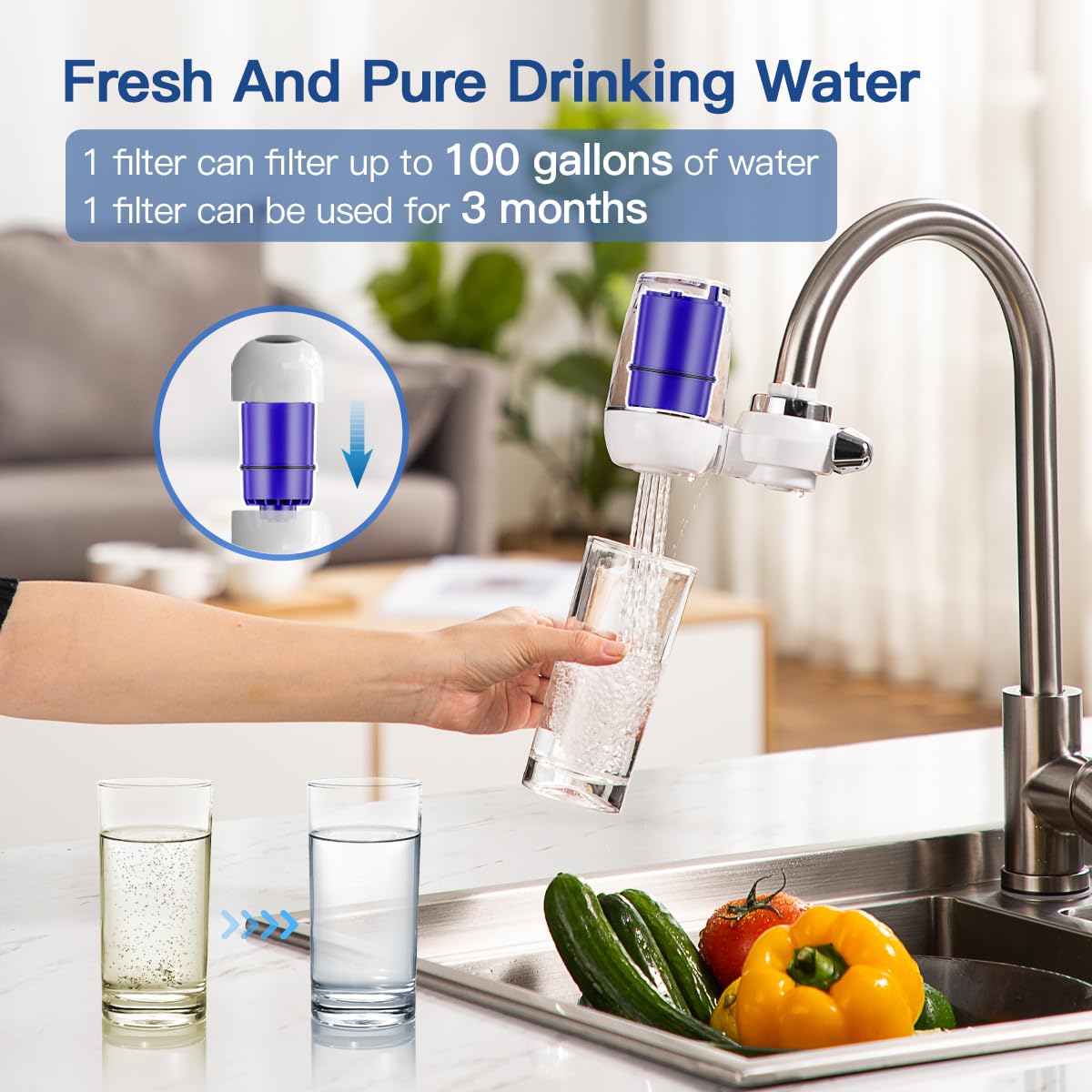 Amazon.co.jp: All PUR®, PUR® Plus Faucet Filtration System