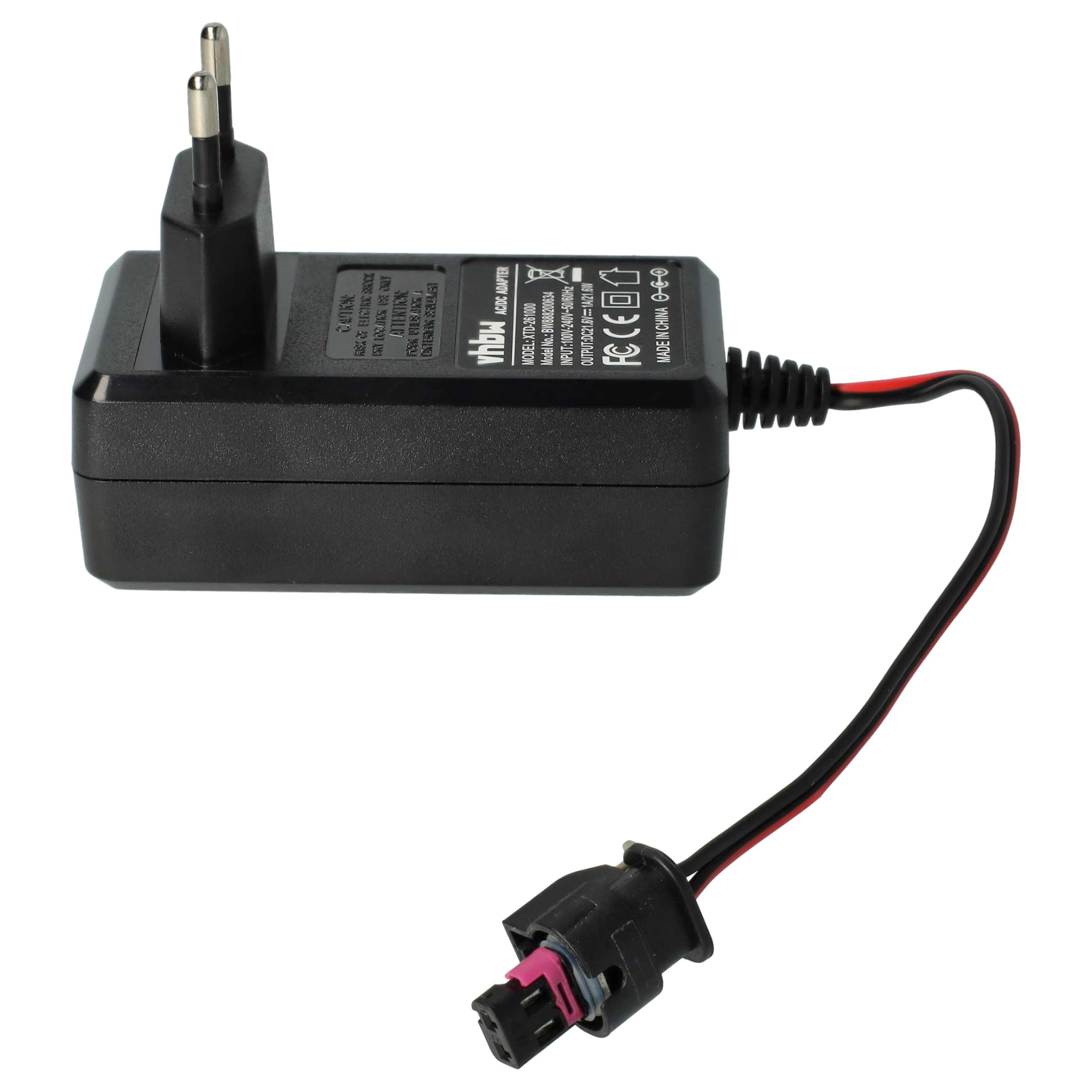 vhbw Cargador Compatible con Husqvarna Automower 305 [2011-2015] baterías Robot cortacésped