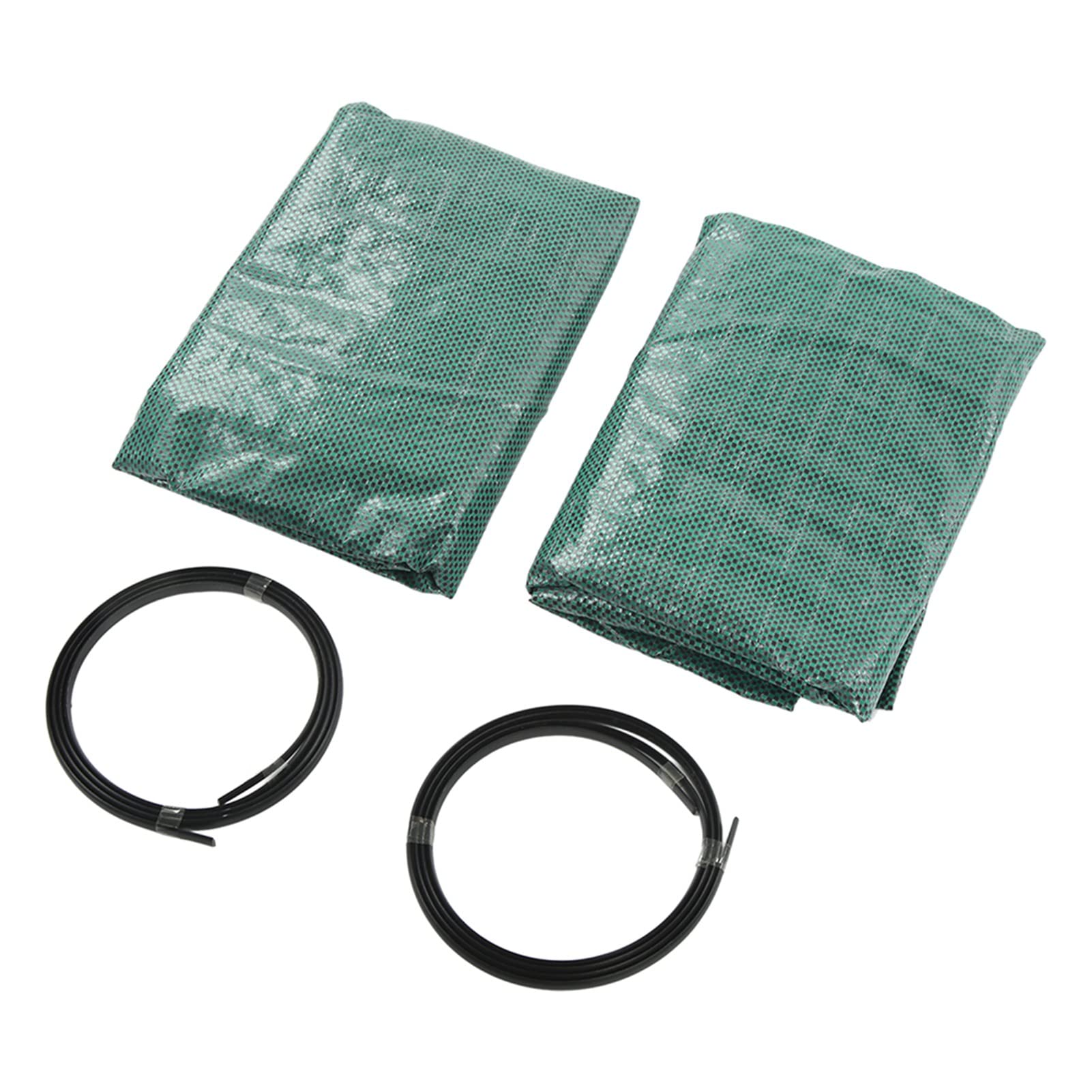 2 bolsas para residuos de jardín, bolsa reutilizable para recoger hojas con asa, sacos de jardín tejidos de PP resistentes al calor y a la corrosión para escombros del patio, hierb (Ahal/Hajil Tahak