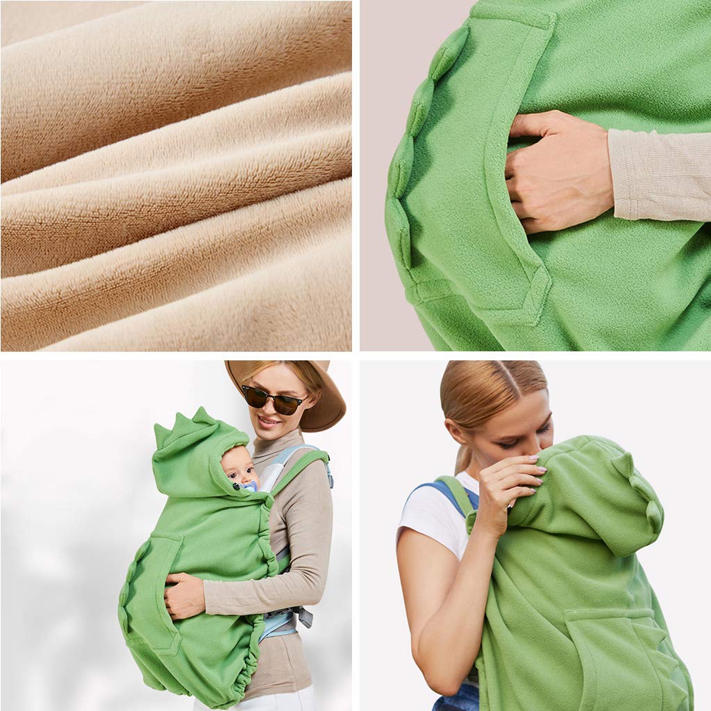 Baby Cartoon Cloak,Baby Carrier Cover Hooded Stretchy Cloak Windproof Warm Stroller Cover