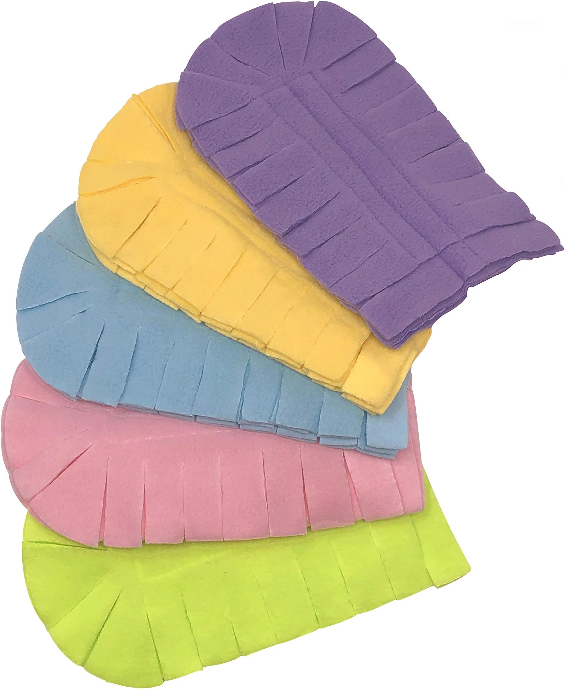 Xanitize Fleece Refills for Swiffer Hand Duster - Reusable, Dry Duster - 5-Pack Rainbow (Pastel)