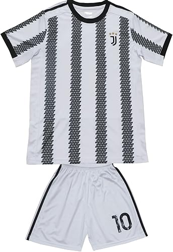 Miniatura 2 de CEKFAX Juve Home #10 Paul Pogba - Juego de calcetines de fútbol americano para niños, tallas juveniles 20222023