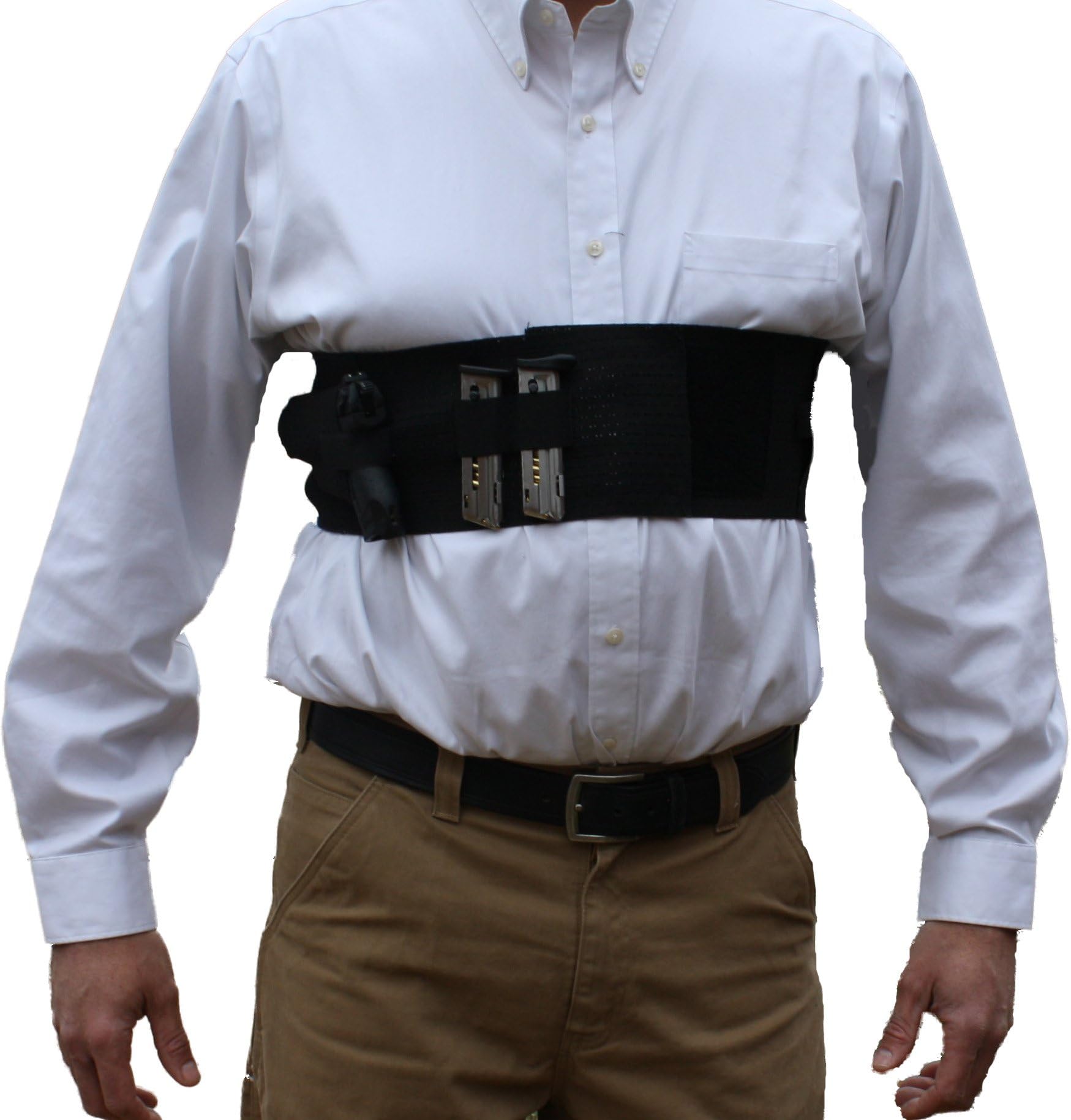 Concealed Carry Chest Band Gun Holster w/Removable Suspender