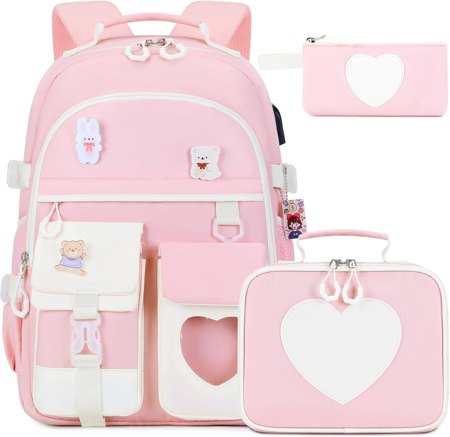 ACESAK Backpack for Girls - Bookbag Backpacks Schoolbag for Girls Kids Teen