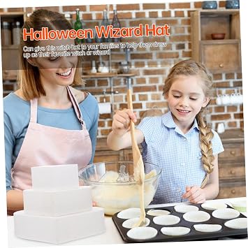 Heart Shaped Foam Cake Dummy for Decorating Practice, White
