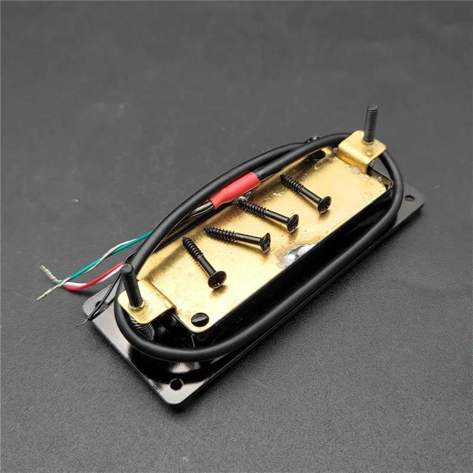 Piezas Y Repuestos Para Guitarras Eléctricas Pastilla Para Guitarra Eléctrica Mini Humbucker Sellada Con División De Bobina De Mástil Y Puente Para Guitarra LP, Negra, Cromada Y Dorada, 68 X 29 Mm(2PC