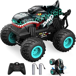 ACAMMZAR RC Monster Truck Dinosaurier, 2 Akkus