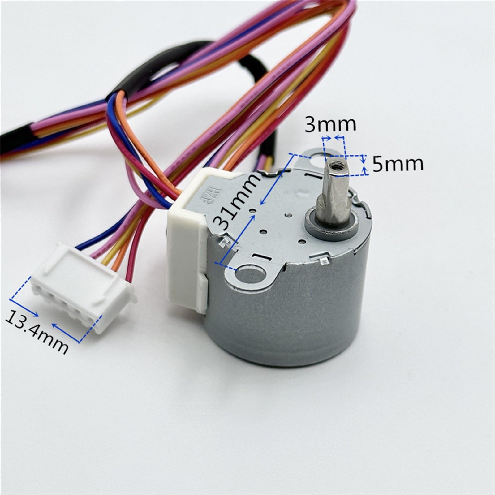 1 Uds 24BYJ48 4 fases 5 cables DC 5V engranaje reducción paso a paso relación de reducción del electronic starter 64:1 Stepper starter