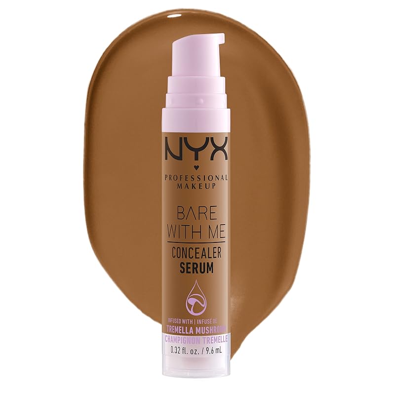 Corretivo em sérum NYX PROFESSIONAL MAKEUP Bare With Me, tom Camel