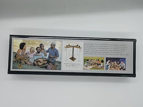 Miniatura 9 de Ring Toss Game, Ring and Hook Game, Patio Games, Ring toss Game for Adults,Games for Adults Party,Handmade Wooden Interactive Games for Bars, Home