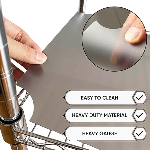 Miniatura 7 de Revestimiento de alambre para estante de alambre, cubierta de estante de alambre grueso, forro de plástico impermeable, revestimiento de estante de