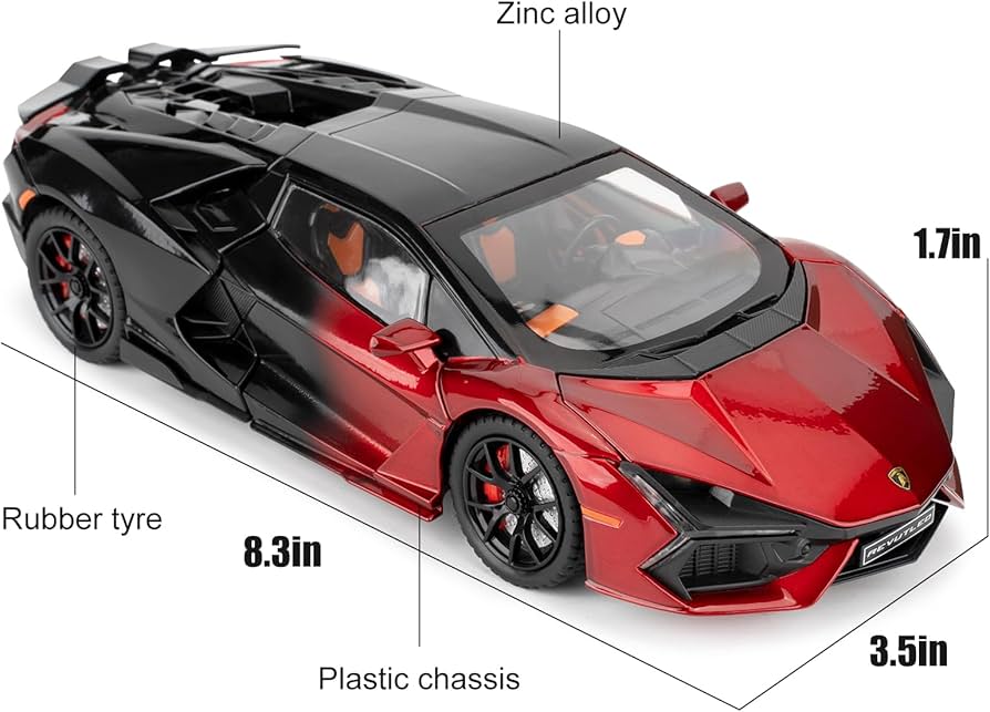 Amazon.com: TGRCM-CZ Lamborghini Reventon Toy car, 1/24 cast Model