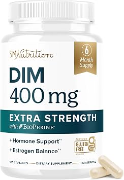 DIM Supplement 400MG Extra Strength, Hormone Balance for Men & Women