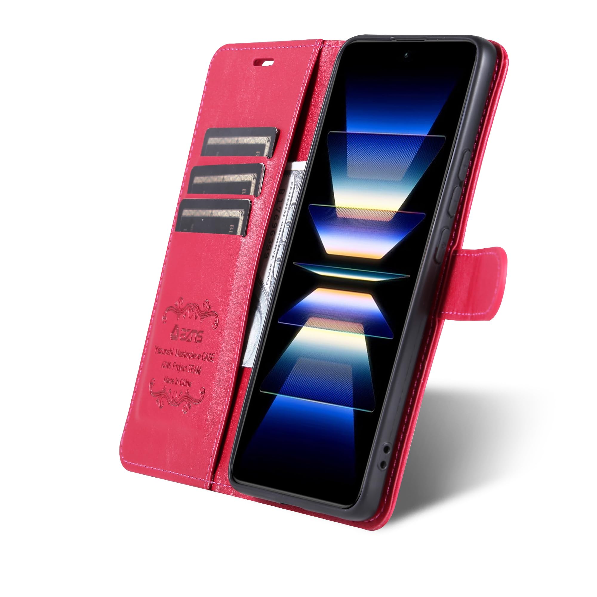 Cover Pelle Con Tasche Carte Asuwish Cover Per OPPO A54 5G/A74 5G/A93 5G/ OnePlus Nord N200 Con Pellicola Vetro Temperato Vetrino Magnetica Anello Supporto Resistente TPU Silicone A 54 74 93 A93S 54A