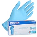 Henry Schein Criterion Powder-Free Nitrile Exam Gloves, Blue, 3.54 Mil, Box/100