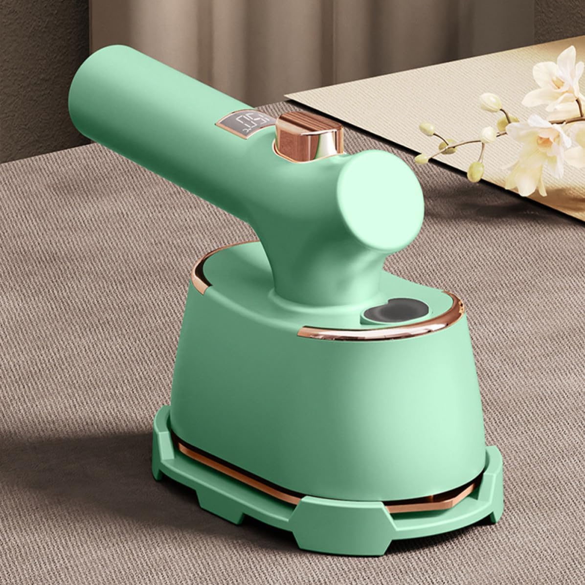 Generic Portable Handheld Clothes Steamer 50ml Compact and Lightweight Abs Material Rotatable and Foldable Design for Travel Use in Rvs and Cars