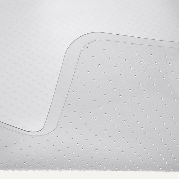 Amazon Basics Office Chair Mat for Low Pile Carpeted Floors with Lip, 36" x 48", Clear - 4