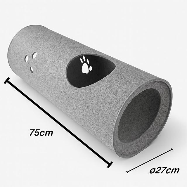 Foto 3 de 6 de Túnel para gatos, de 2 vías, plegable, para gatos