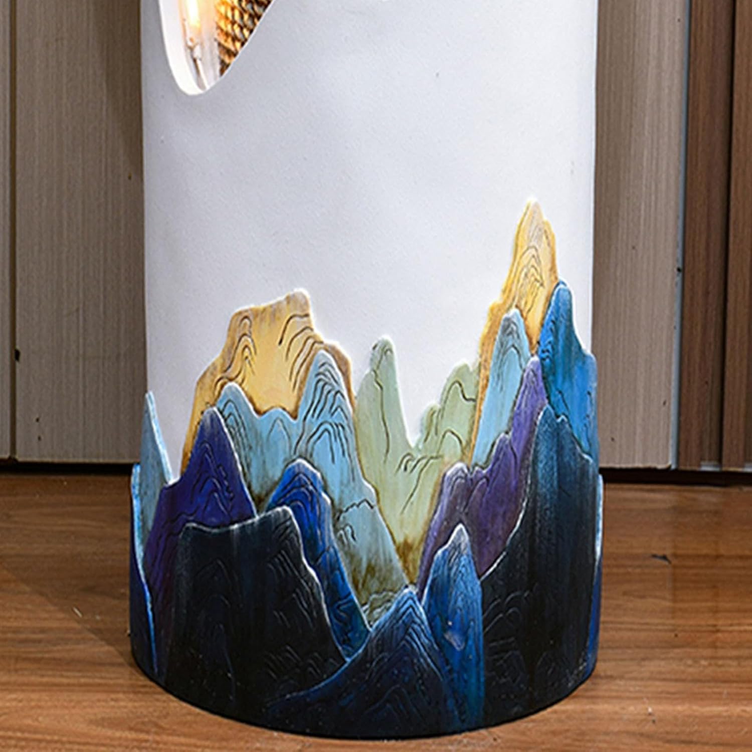 Floor Standing Water Fountain Modern Fountain, Circulating Water Atomised Fountain, Hotel Fortune Feng Shui Wheel, Living Room Entrance Floor Ornaments Freestanding Fountain