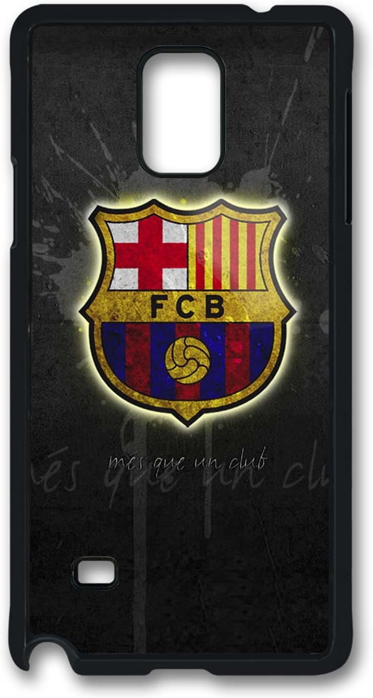 Note 4 Case, Galaxy Note 4 Case, Personalized Hard PC Black Shock absorbing Protective Case Cover for Samsung Galaxy Note 4 - Fc Barcelona