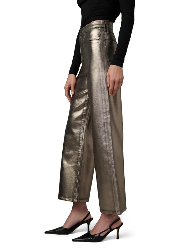Joe's Jeans Women's The Mia High Rise Wide Leg Ankle Jean, Gilded Night Foil, 28 by JOE'S JEANS - Image 2