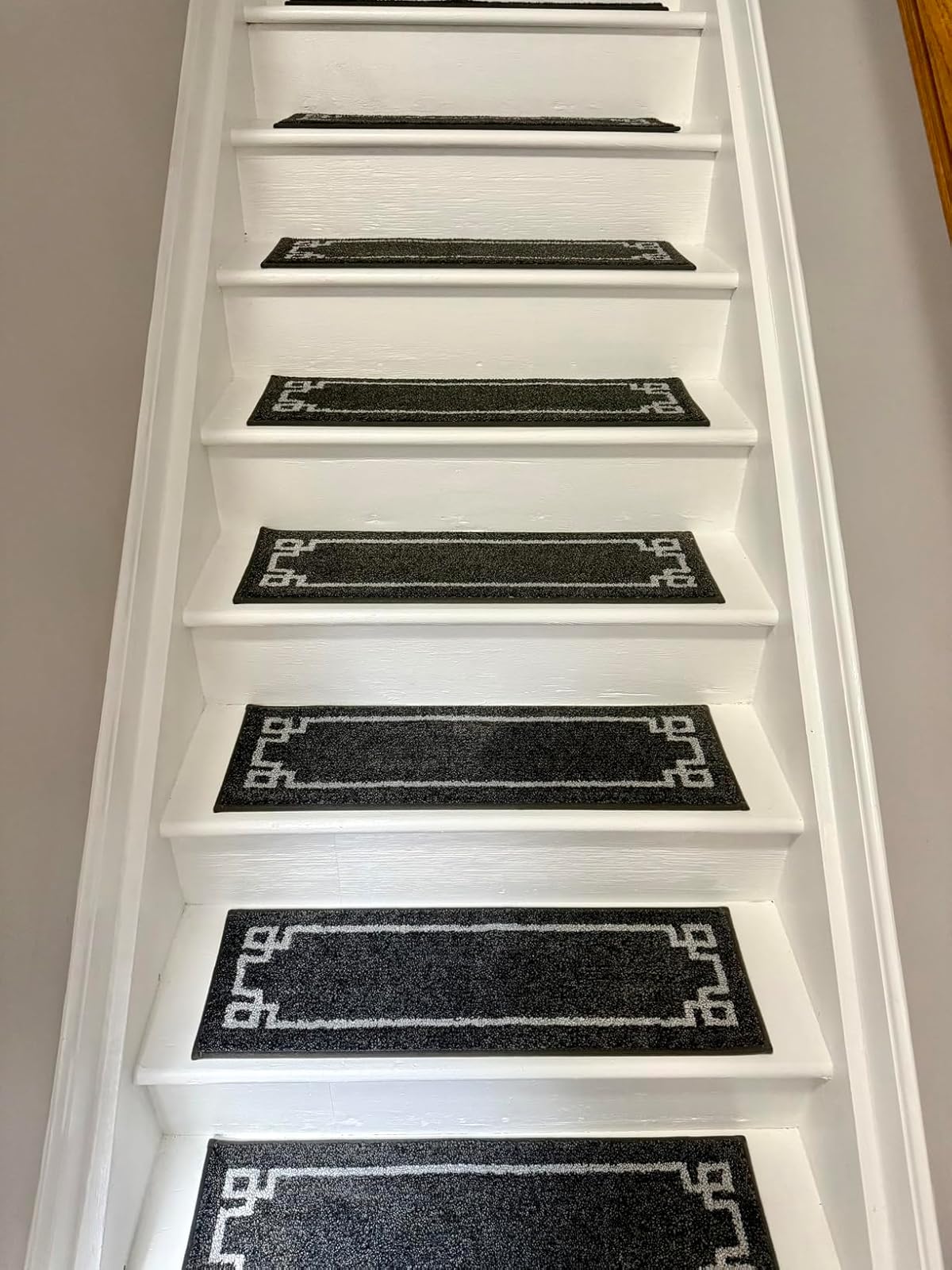 Classic Framed Modern Stair Rugs Set