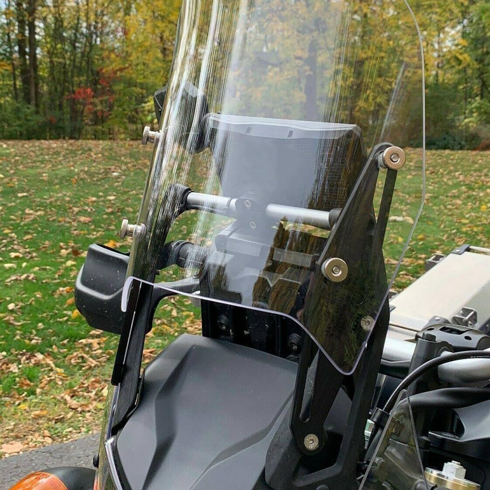 Dreamseek Windshield Bracket Adjuster for Yamaha Tenere XTZ 700 2019 2020 2021 2022 2023 2024 Motorcycle Windscreen Holder Mount Support
